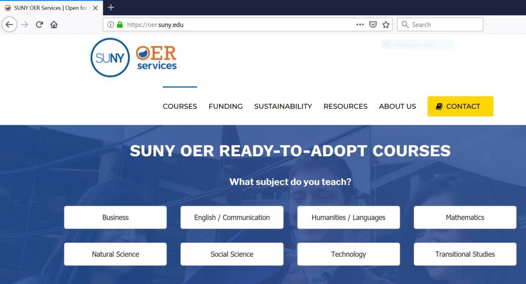 SUNY_OER_Catalog_Resources | SUNY OER Services